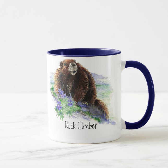 Rock Climber - Marmot - Tier Tasse (Rechts)
