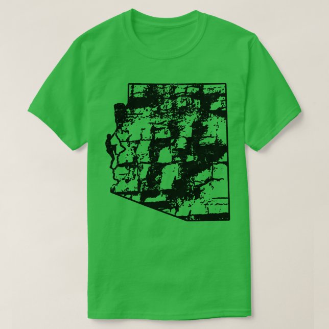 Rock Climbing Arizona Rock Staat T-Shirt (Design vorne)