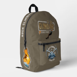 Rock Climbing | Bedruckter Rucksack