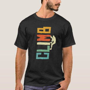 Rock Climbing Bergsteigen Berggipfel P T-Shirt