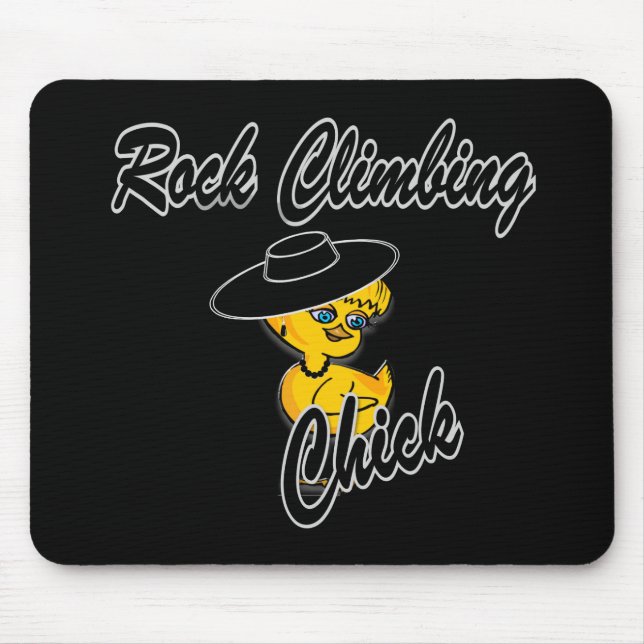 Rock Climbing Chick #4 Mousepad (Vorne)