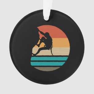 Rock Climbing Climber Retro