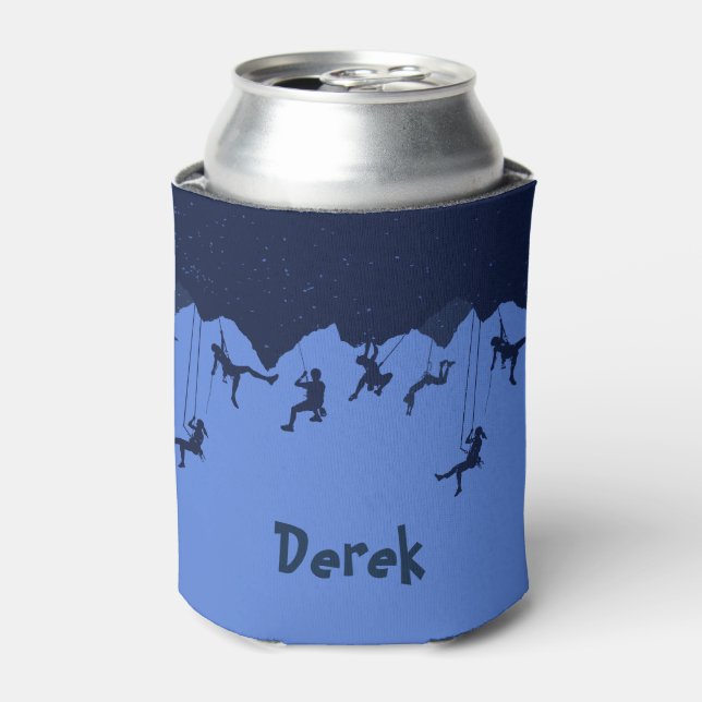 Rock Climbing Cool Blue Dosenkühler (Kanne Vorderseite)