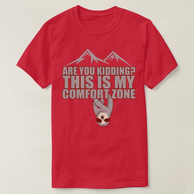 Rock Climbing Funny Slom Klettersteig Geschenk T-Shirt (Design vorne)