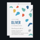 Rock Climbing Geburtstagsparty Einladung<br><div class="desc">Lass uns klettern! Modern und farbenfroh klettern Rock Birthday Einladung.</div>