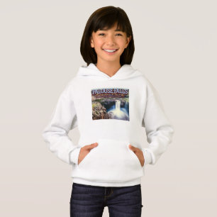 ROCK CLIMBING GIRL - PALOUSE FALLS - WASHINGTON US HOODIE