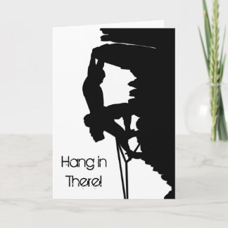 Rock Climbing Greeting Card Karte
