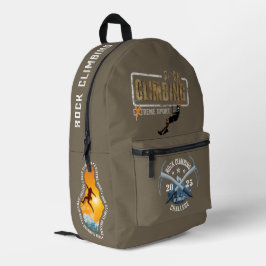 Rock Climbing (Jährlich angepasst) | Bedruckter Rucksack