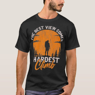 Rock Climbing Lover Bouldering Mountain Climber Hi T-Shirt