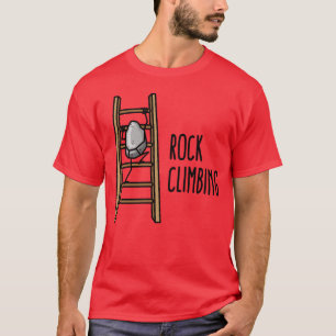 Rock Climbing lustige Kletter-Sport-Puns Cartoon-g T-Shirt