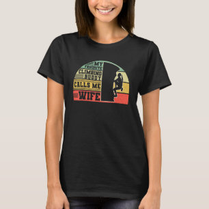 Rock Climbing Mountainer buchen meinen Favoriten C T-Shirt