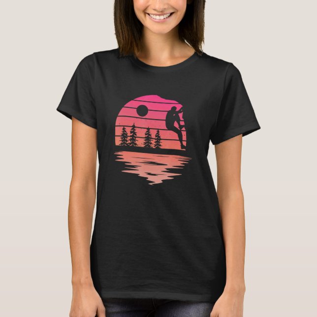 Rock Climbing Outdoor Climber Bouldering T-Shirt (Vorderseite)