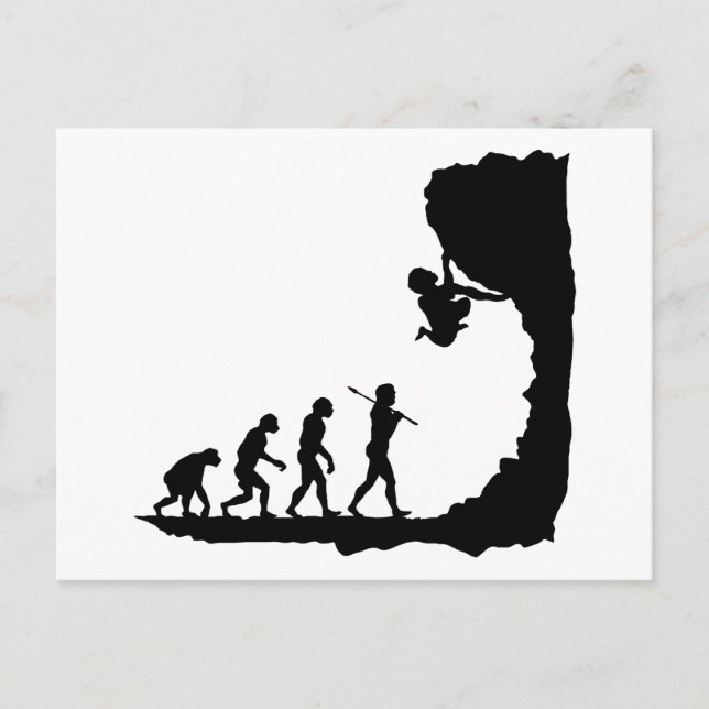 Rock Climbing Postkarte (Vorderseite)