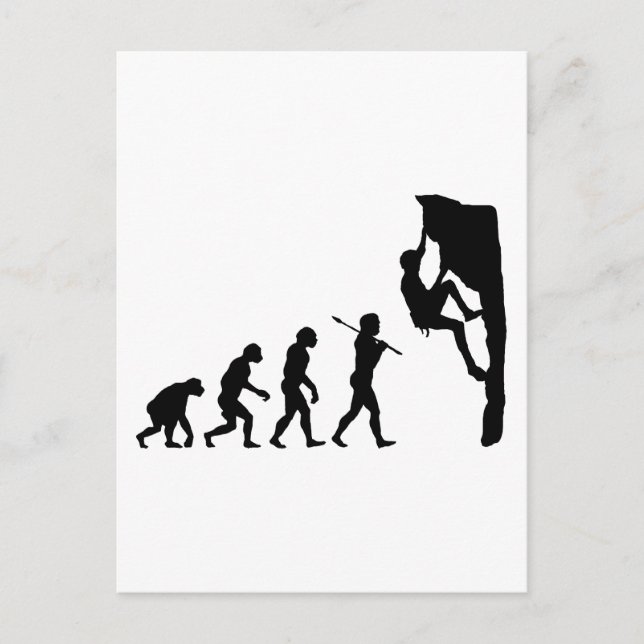 Rock Climbing Postkarte (Vorderseite)