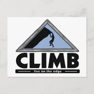 Rock Climbing Postkarte
