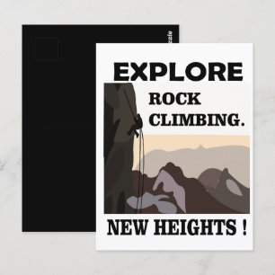 Rock Climbing Postkarte