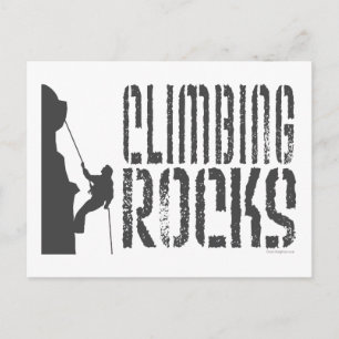 Rock Climbing Postkarte