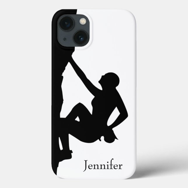 Rock Climbing Silhouette Case-Mate iPhone Hülle (Rückseite)