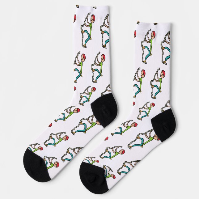 Rock Climbing Socken (Linkes Detail)