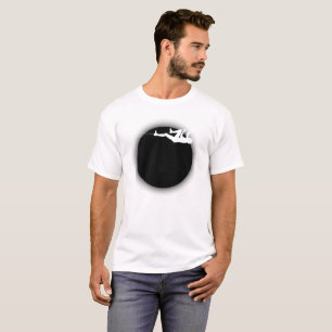 Rock Climbing und Schwarzer Mond T-Shirt