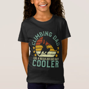 Rock Climbing Vater Bergsee-Zauber T-Shirt