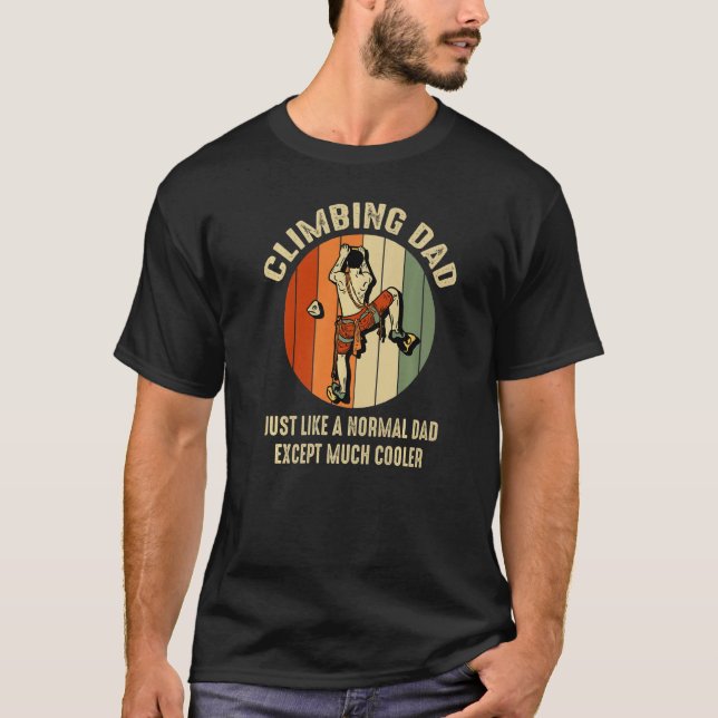 Rock Climbing Vater wie ein normaler Vater Men's R T-Shirt (Vorderseite)