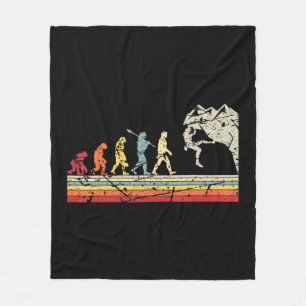 Rock Climbing Vintage Evolution Fleecedecke