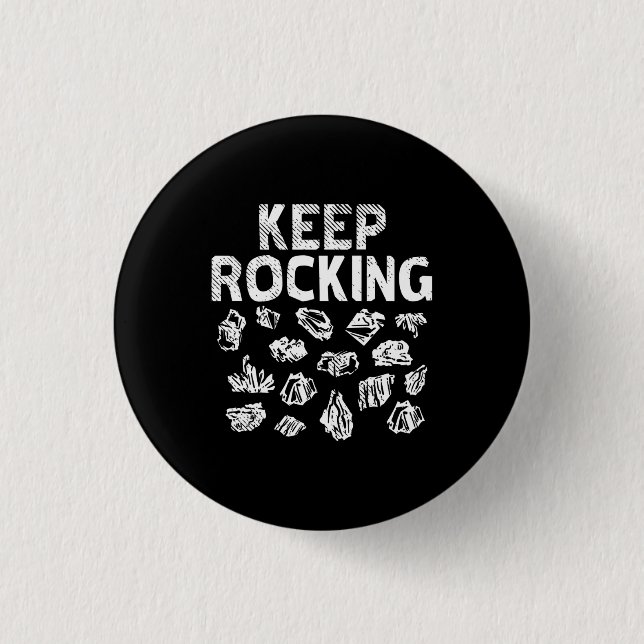 Rock Collector - Behalten Rocking Button (Vorderseite)