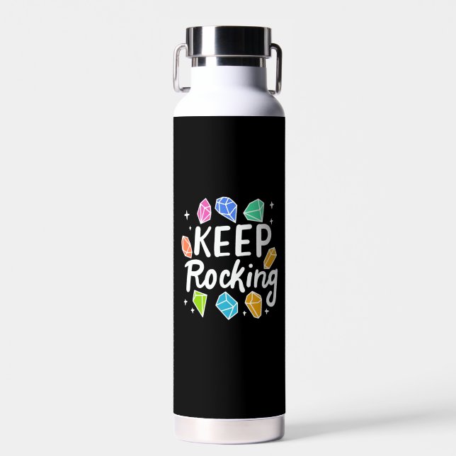 Rock Collector - Behalten Rocking Trinkflasche (Vorne)