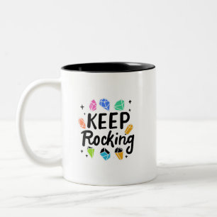 Rock Collector - Behalten Rocking Zweifarbige Tasse