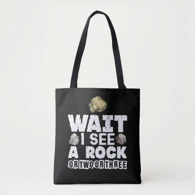 Rock Collector - Funny Geologin Mineral Geology Tasche (Vorderseite)