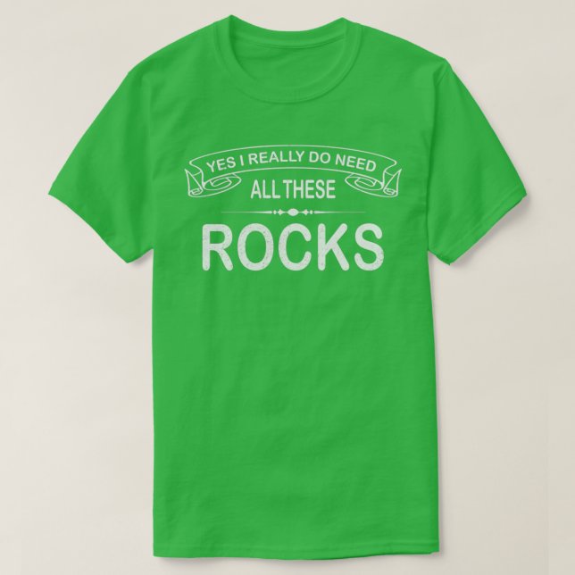 Rock Collector Ja, ich brauche wirklich all diese  T-Shirt (Design vorne)