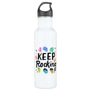 Rock Collector - Keep Rocking Edelstahlflasche