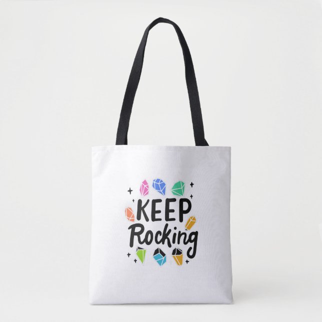 Rock Collector - Keep Rocking Tasche (Vorderseite)