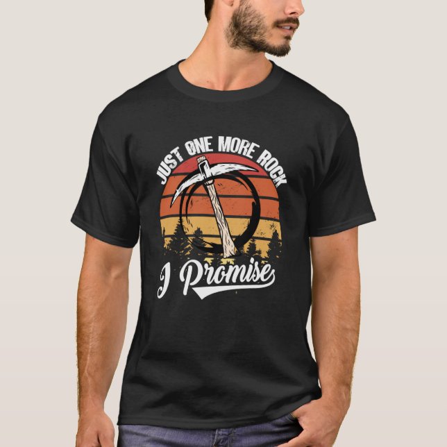 Rock Collector nur noch ein Rock I Versprechen Geo T-Shirt (Vorderseite)