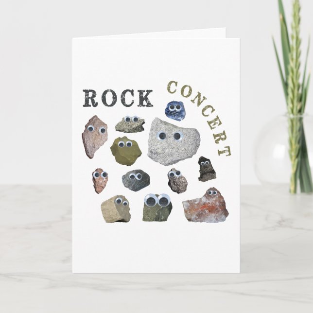 Rock Concert Karte (Vorderseite)