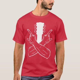 Rock Crossed Hand Orchester-Mitglied Geschenk vint T-Shirt