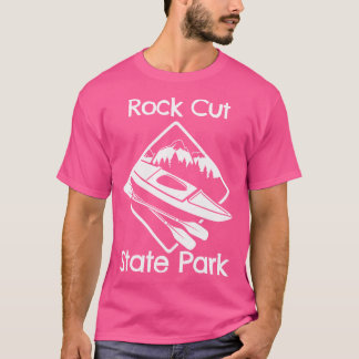 Rock Cut Staat Park Illinois Camping Kayaking Kaya T-Shirt