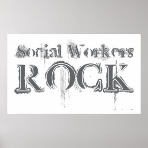 Rock der Sozialarbeiter Poster