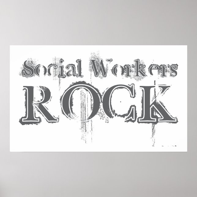 Rock der Sozialarbeiter Poster (Vorne)