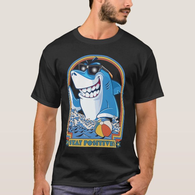 Rock Dolphin Eine große Woche für einen Hai zum Bl T-Shirt (Vorderseite)