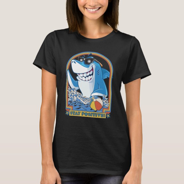 Rock Dolphin Eine große Woche für einen Hai zum Bl T-Shirt (Vorderseite)