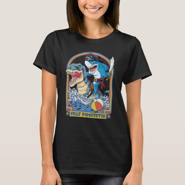 Rock Dolphin Eine große Woche für einen Hai zum Bl T-Shirt (Vorderseite)