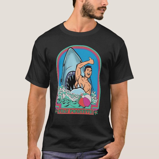 Rock Dolphin Eine große Woche für einen Hai zum Bl T-Shirt (Vorderseite)