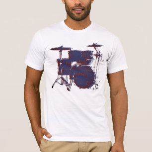 Rock Drummer Stylish Drums T - Shirt