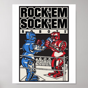 Rock em Sock em Roboter Boxring Poster