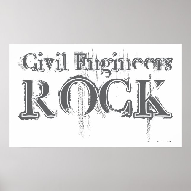 Rock für zivile Ingenieure Poster (Vorne)