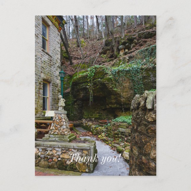 Rock Garden Patio Postkarte (Vorderseite)