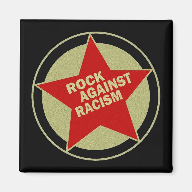 Rock gegen Rassismus Magnet (Vorne)