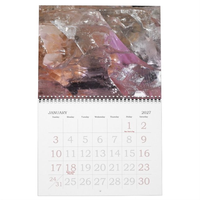 Rock & Gem Collection Kalender (Jan 2027)